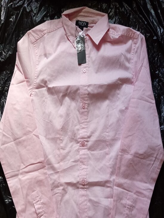 Boohooman Other - NWT BoohooMan Pink Button Up Dress Shirt Mens XS